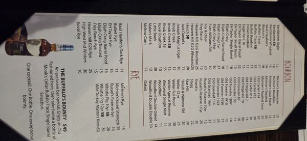 Menu photo 5 The Monk's Cellar Roseville, CA