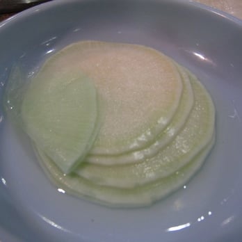 Shik Do Rak - radish slices - Korean Near Me - Irvine, California