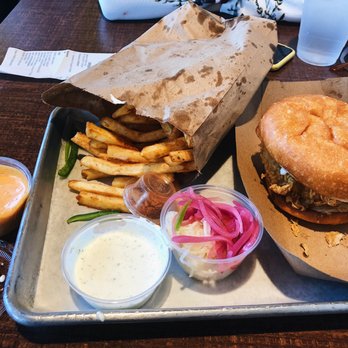 Holdaak Fried Chicken - Sandwich combo with everything separate - Chicken Shop Near Me - Fullerton, California Holdaak Fried Chicken - Sandwich combo with everything separate - Chicken Shop Near Me - Fullerton, California