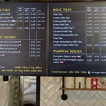 85°C Bakery Cafe-Henderson - Menu 10/30/2024 - Bakeries Near Me - Henderson, Nevada