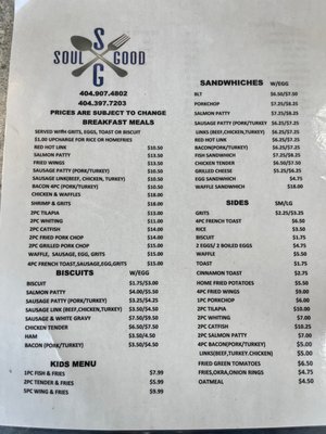 Soul Good Fine Food by null