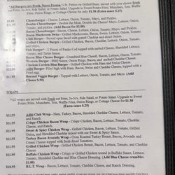 Alibi Bar & Grill - Menu