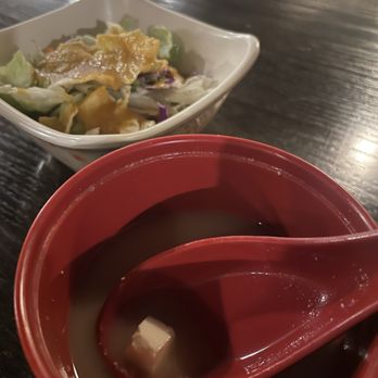 Tomo Japanese Restaurant - Miso soup and ginger salad - Sushi Bars Near Me - Saint Joseph, Missouri Tomo Japanese Restaurant - Miso soup and ginger salad - Sushi Bars Near Me - Saint Joseph, Missouri