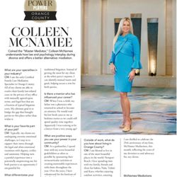 McNamee Mediations - One of Orange County's top Power Players