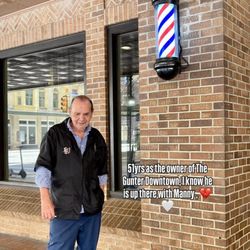 Downtown Barbershop - Mr. Lee Boseman the man the myth the legend for 53 years. May he rest in paradise.