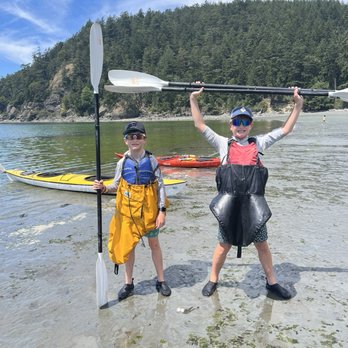 Anacortes Kayak Tours - Feeling accomplished! - Rafting/Kayaking Near Me - Anacortes, Washington