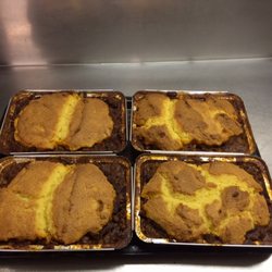 Sausages Homemade & Natural - Mexican Cornbread Pie. Our award winning chili topped w sweet cornbread