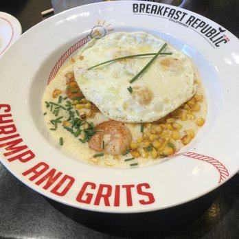 Breakfast Republic - Shrimp and Shrimp & Grits Breakfast - Breakfast & Brunch Near Me - San Diego, California