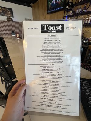 Menu photo 2 Toast On 60 Tampa, FL Menu photo 2 Toast On 60 Tampa, FL