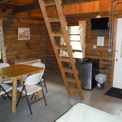 Scenic View Campground - Rustic cabin (interior)