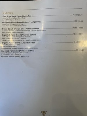 Menu photo 2 Filter - Coffee Parlor Birmingham, AL