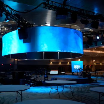 LRAV - This circular LED display transforms the entire room, delivering dynamic, 360° content that surrounds your audience. - Audio/Visual Equipment Rental Near Me - Orlando, Florida LRAV - This circular LED display transforms the entire room, delivering dynamic, 360° content that surrounds your audience. - Audio/Visual Equipment Rental Near Me - Orlando, Florida
