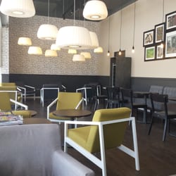 Wayne's Coffee - Interior of Wayne, s Coffe at Port 73 in Haninge.