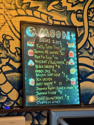 Menu photo 6 Moon Sushi Bar Los Angeles, CA
