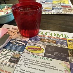 The Red Fork - A glass of water big enough for a toddler