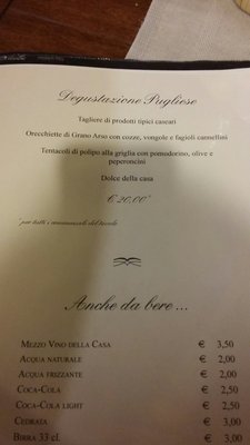 Menu photo 2 Il Grano Arso Castiglion Fibocchi, AR