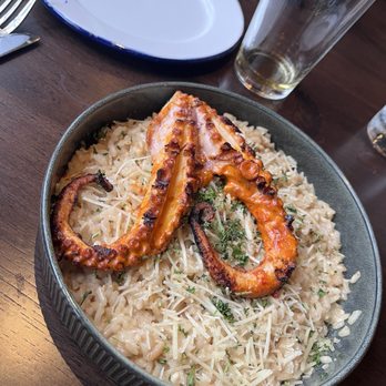 BLU Seafood Scottsdale - Grilled Octopus Risotto - Seafood Near Me - Scottsdale, Arizona