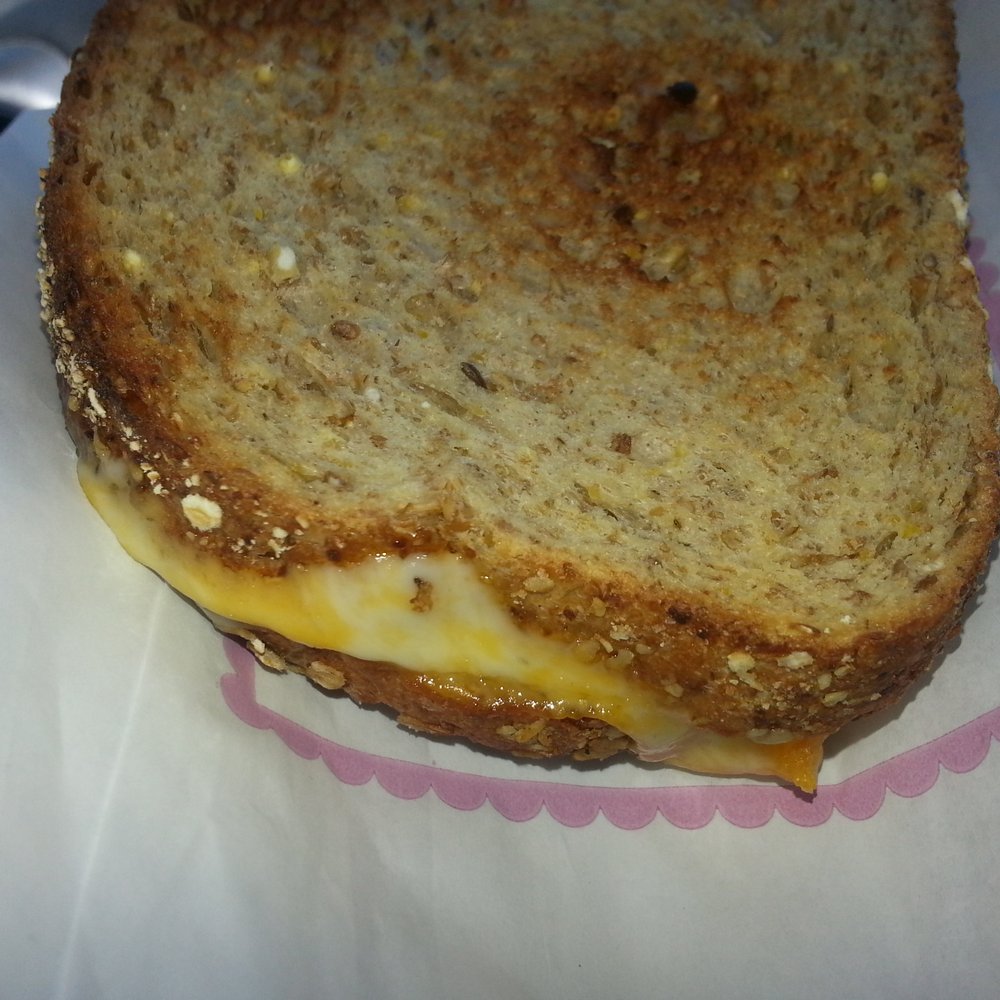 Grilled cheese happiness.