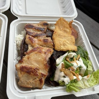 Kauai Boba & Barbeque - Bento Combination Plate with salad - Barbeque Near Me - Lihue, Hawaii Kauai Boba & Barbeque - Bento Combination Plate with salad - Barbeque Near Me - Lihue, Hawaii