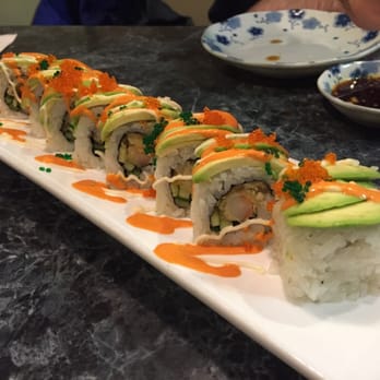 Kiku Sushi - Caterpillar Roll - Sushi Bars Near Me - Burnaby, British Columbia
