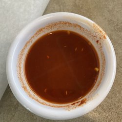 King of Almandi Yemeni Restaurant - House hot sauce is delightful