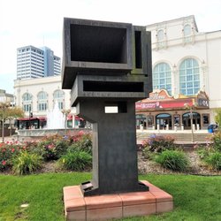Jon Hunt Memorial Plaza - Trilithon by Robert Kuntz 1974