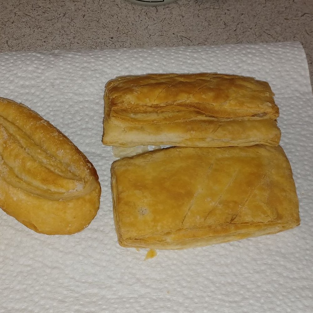 2 chicken patties and a cookie ( I think) but it's so good 2 chicken patties and a cookie ( I think) but it's so good