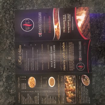 Windsor Palace - Takeout menu 2 - Middle Eastern Near Me - Windsor, Ontario