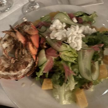 Eleven South - Beet and goat cheese salad with mesquite grilled lobster tail - New American Near Me - Jacksonville Beach, Florida Eleven South - Beet and goat cheese salad with mesquite grilled lobster tail - New American Near Me - Jacksonville Beach, Florida