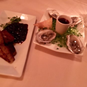 Arad Evans Inn - Foie gras with blueberries and oysters. Both, outstanding! - New American Near Me - Fayetteville, New York Arad Evans Inn - Foie gras with blueberries and oysters. Both, outstanding! - New American Near Me - Fayetteville, New York