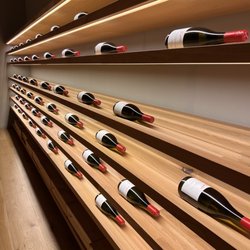 Penfolds Magill Estate Winery - Wine rack with Penfold Wines