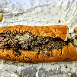 Sciarrinos Pizza - Small cheesesteak.