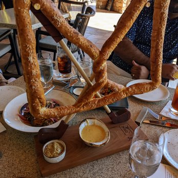 TPC Sawgrass - TPC Pretzel. $16. Queso + whole grain mustard. It's big and I like the presentation. Golf club, tees, TPC Sawgrass logo. Nineteen. - Golf Near Me - Ponte Vedra Beach, Florida