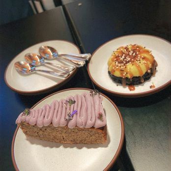 Union - Lavender London Fog Cake, Chocoflan - Asian Fusion Near Me - Long Beach, California Union - Lavender London Fog Cake, Chocoflan - Asian Fusion Near Me - Long Beach, California
