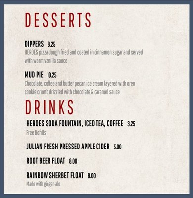 Menu photo 4 Heroes Wood-Fired Pizza Santa Ysabel, CA