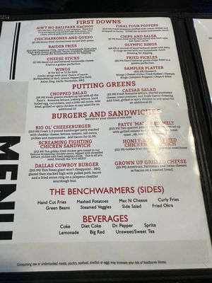 Menu photo 1 Champs Sports Bar Lubbock, TX