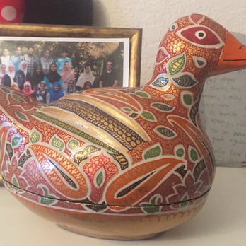Kashmir Art Gallery - Jewelry box. Paper Mache, hand painted - Arts & Crafts Near Me - Los Gatos, California Kashmir Art Gallery - Jewelry box. Paper Mache, hand painted - Arts & Crafts Near Me - Los Gatos, California