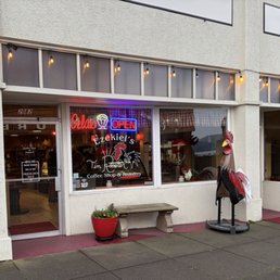 Exterior outside entrance of Ezekiel’s Tin Rooster - Outside - North Bend, Oregon Exterior outside entrance of Ezekiel’s Tin Rooster - Outside - North Bend, Oregon