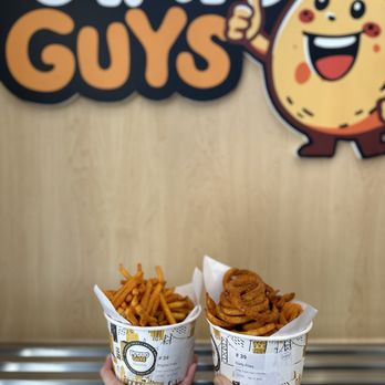 Potato Guys - large cajun/chili bbq curly fries - American Near Me - San Mateo, California