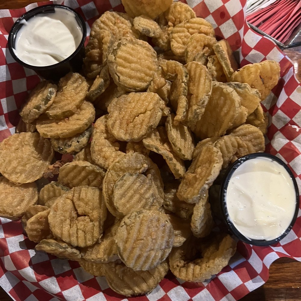Austin's Firegrill & Oyster Bar - Fried Pickles Appetizer - Barbeque Near Me - Albany, Georgia Austin's Firegrill & Oyster Bar - Fried Pickles Appetizer - Barbeque Near Me - Albany, Georgia