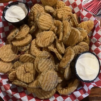 Austin's Firegrill & Oyster Bar - Fried Pickles Appetizer - Barbeque Near Me - Albany, Georgia