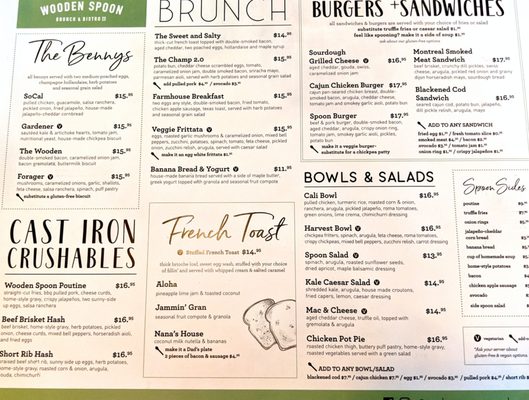 Menu photo 4 The Wooden Spoon White Rock, BC Menu photo 4 The Wooden Spoon White Rock, BC
