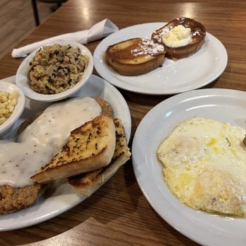 Denny's - country fried steak and daily value slam breakfast - Breakfast & Brunch Near Me - Saginaw, Michigan