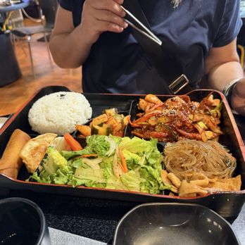 Honey Pig - Stir-fried squid box - Korean Near Me - Las Vegas, Nevada Honey Pig - Stir-fried squid box - Korean Near Me - Las Vegas, Nevada
