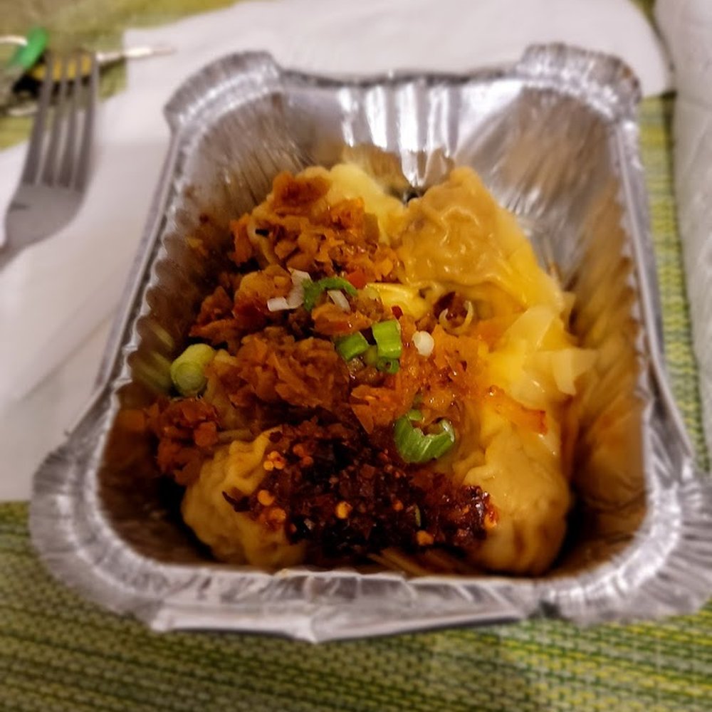 Oh Dumplings - Spicy wontons with pork. Nice nutty chili oil. Tasty. - Chinese Near Me - Brooklyn, New York
