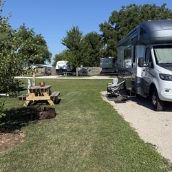 Sundance Farm Campground - Our site; full hookup, back in site