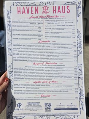 Menu photo 5 Haven Haus Cafe Rancho Cucamonga, CA