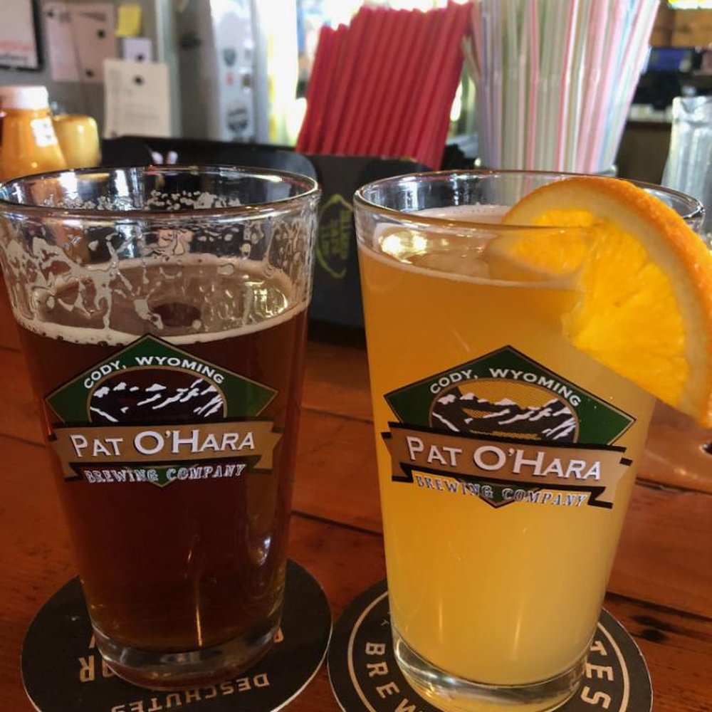 Pat's Brew House - Amber Ale and Apricot Hef. - Breweries Near Me - Cody, Wyoming Pat's Brew House - Amber Ale and Apricot Hef. - Breweries Near Me - Cody, Wyoming