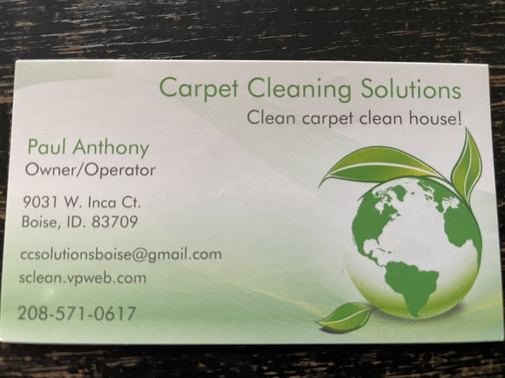 CARPET CLEANING SOLUTIONS Updated September 2024 Boise, Idaho