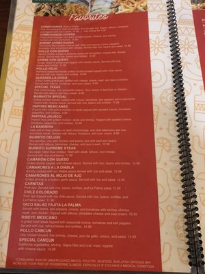 Menu photo 1 La Palma Mexican Grill Hazard, KY